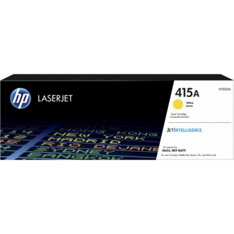 Hewlett-Packard HP toner cartridge yellow (W2032A, 415A)