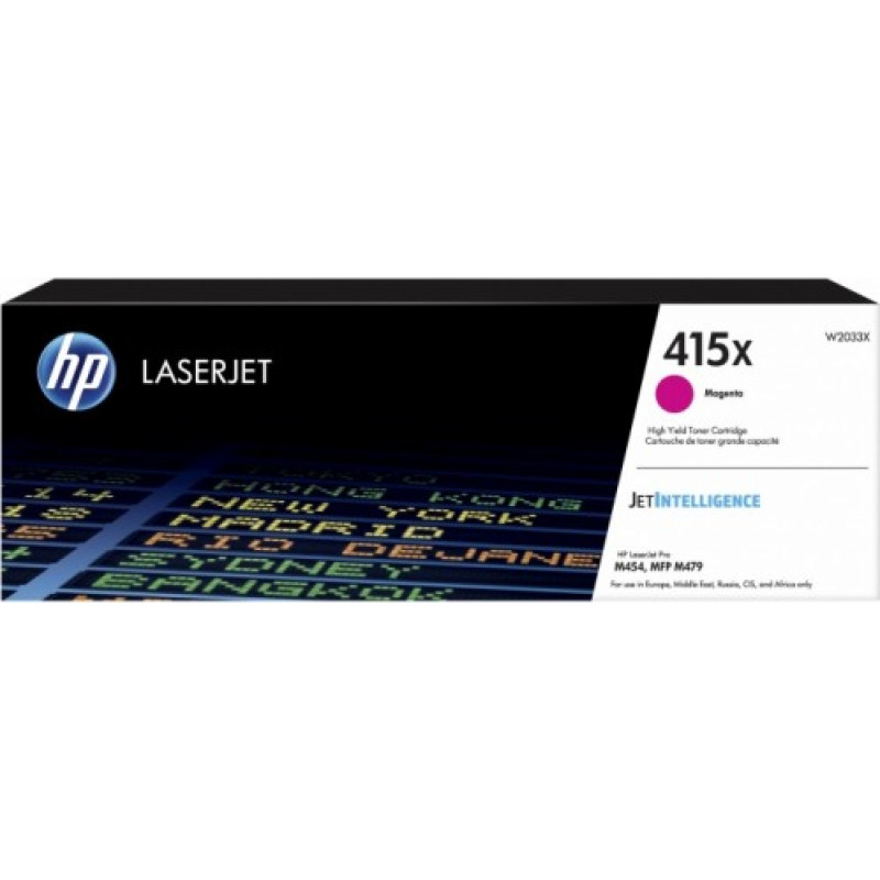 Hewlett-Packard HP toner cartridge magenta (W2033X, 415X)